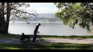 Walking again after spinal cord injury 2  longer video with patients tesimonies [upl. by Enitsirc]