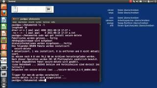 Ubuntu  Dateien richtig löschen [upl. by Amoreta275]