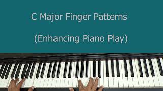 C Major Finger Patterns for Piano  Piano Tutorial for Beginners  Scale Learning [upl. by Rochelle]