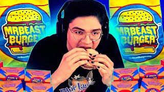 PROBANDO LA HAMBURGUESA DE MRBEAST 🍔😋 [upl. by Leuqcar]