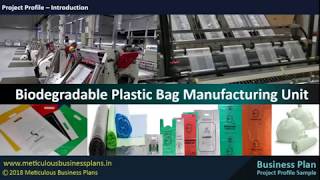 Biodegradable Plastic Bag Manufacturing Unit [upl. by Aloibaf917]