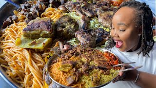 Eating Somali Food  Birmingham UK [upl. by Carlye655]