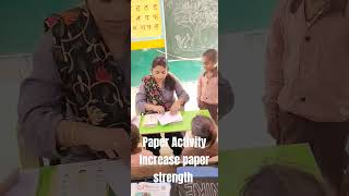 Paper Activity increase paper strength paper activity basic education school [upl. by Atteyek991]