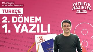 KİM 100 İSTER 8Sınıf Türkçe 2Dönem 1Yazılıya Hazırlık  20232024 Sınav Konuları Full Tekrar [upl. by Naashom]