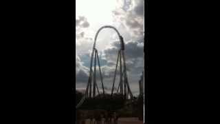 STEALTH Ride Thorpe Park RollBack FAIL 972014 [upl. by Aliber181]