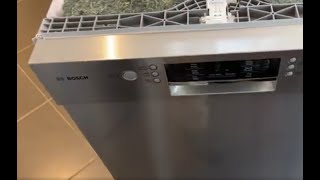 How to Instal a Dishwasher Fit Bosch under bench style [upl. by Otrebogir]