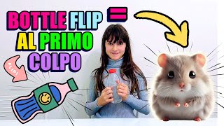 😰 Una scommessa pericolosa 😱 Fai Bottle Flip e ti Prendo 🐹 [upl. by Nairot]