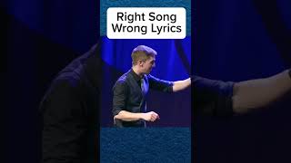 Right Song Wrong Lyrics  shorts  Foil Arms and Hog [upl. by Pliske]