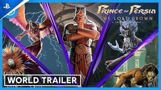 Prince of Persia The Lost Crown  World Trailer  PS5 amp PS4 Games [upl. by Swithin]