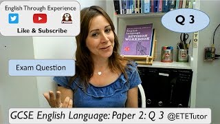 GCSE English Language  Paper 2 Section A Question 3  Edexcel [upl. by Bust]