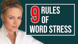 Master Word Stress 9 Essential Rules  English Pronunciation [upl. by Dustman]