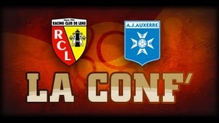 La conférence de presse avant Lens  Auxerre [upl. by Ier]