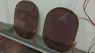 Smart Glass  Electrochromic Glass Smart Aircraft Porthole Prototype 2023 Testing [upl. by Ybroc]