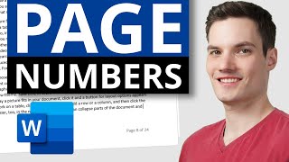 How to Add Page Numbers in Word Document [upl. by Acilgna]