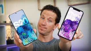 Im Switching BACK to Android Galaxy S20 vs iPhone 11 Pro 40 Pros amp Cons [upl. by Nonez]