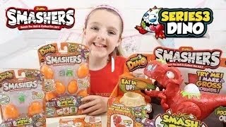 DINO SMASHERS SERIES 3 UNBOXING [upl. by Ennaitsirk688]