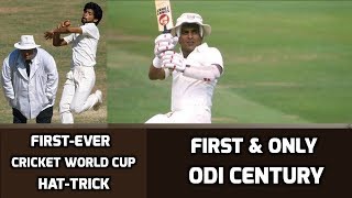 India vs New Zealand World Cup Highlights 1987  Chetan Sharma Hattrick  Gavaskar 1st ODI Century [upl. by Nirrep]