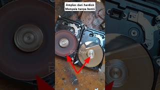 how to modify a hard disk into sandpaper that lights up nonstop short tutorial idea [upl. by Eiuqnom]