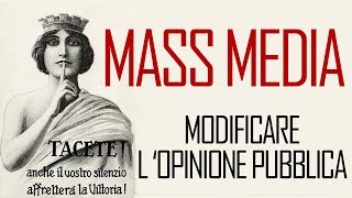 Mass Media il controllo dellopinione Pubblica a cura del Prof Francesco Agnoli [upl. by Acinod]