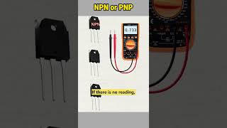 Identifying NPN and PNP Transistors Using a Multimeter howto transistor npn pnp bjt [upl. by Anola]