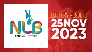 NLB Live Lottery Draw 20231125  0930 PM [upl. by Arotak646]