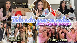 🤓💰TODO ESTO GANO EN MI TRABAJO 🛩️ viajeconociendo famosos  Sofi Munoz 💗 [upl. by Carleen]