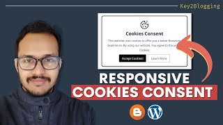 How To Add Cookie Consent Popup in Blogger amp WordPress website [upl. by Teriann105]