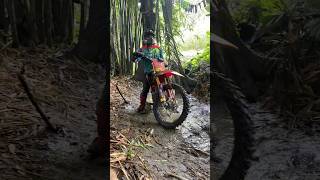 Crf stdr vs crf bore up beraduh limit 😂 trabas trail viral klx150 fyp [upl. by Frasco742]