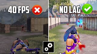 BEST 40 FPS SETTING 2023 ✅ EVERYONE SHOULD KNOW 😲 Noob🐼 To Pro🦁  BGMIPUBG MOBILE [upl. by Fadil]