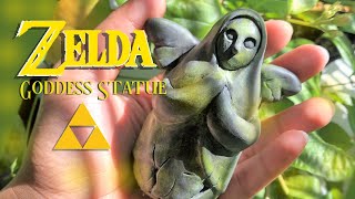 Zelda Goddess Statue polymer clay Breath of the Wild  Tears of the Kingdom [upl. by Dove]