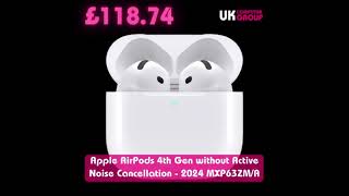 Apple AirPods 4th Gen without Active Noise Cancellation  2024 MXP63ZMA £11874 wcode 👇🔥🔥 [upl. by Goober]