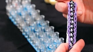 How to Make a Twisty Wisty Bracelet  Rainbow Loom [upl. by Aksoyn539]