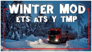 TUTORIAL MOD DE NIEVE INVIERNO WINTER MOD PARA ETS2 ATS Y TRUCKERSMP EN ESPAÑOL [upl. by Elleb]