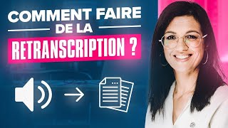 Comment faire de la RETRANSCRIPTION AUDIO et VIDÉO en TEXTE  TUTORIEL [upl. by Modern]