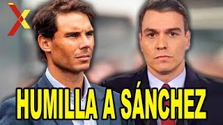 Rafa Nadal HUMILLA a Pedro Sánchez en su DESPEDIDA del tenis profesional💥 [upl. by Cahan]