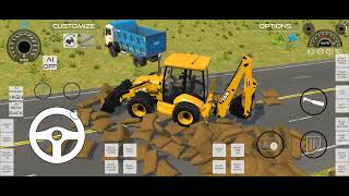 JCB 3dx Loading Mud In Dumper and New Update On 💥🔥  jcb3dx dumper gamingvideos [upl. by Gnouhk]