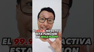 El 9999 NO ACTIVA esta Función de Whatsapp [upl. by Chace]