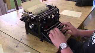 Typing Test  1911 Underwood 5 [upl. by Norahs]