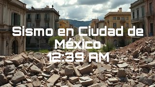 Sismo hoy en Ciudad de México [upl. by Sacul]