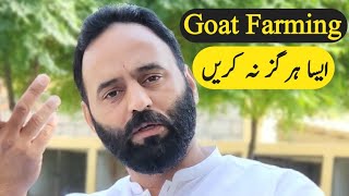 Essential lesson of Goat Farming  Chaudhary Majid Shabbir  Chakwal Goat Farm [upl. by Liagaba]