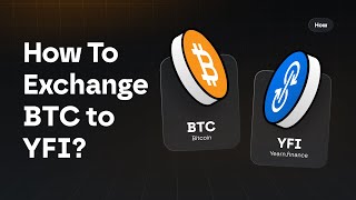 How To Convert BTC To YFI [upl. by Ahsirt471]