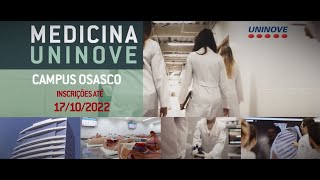 Medicina UNINOVE  Campus Osasco  Inscrições Abertas [upl. by Keverian235]