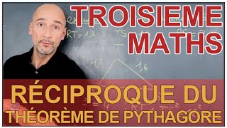 Réciproque du théorème de Pythagore  Maths 3e  Les Bons Profs [upl. by Haem]