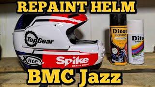 Repaint helm full face BMC Jazz ala Xlite Danillo Petruci [upl. by Radley]