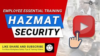 Employee DOT HAZMAT Security  Essential Training from SafetyVideoscom [upl. by Salahi793]