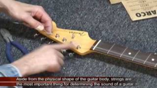 How To String Any Guitar  Guitar Universe [upl. by Campball]