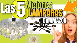 🚀Las 5 MEJORES LAMPARAS 👌ELEGANTES Y MODERNAS 🆗De Techo para tu sala recámara u oficina [upl. by Shaina]