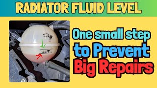 Why Radiator Fluid Levels Matter Too Much or Too Low [upl. by Ahsiela464]