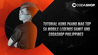 Filipino How to Top Up Mobile Legends Bang Bang Diamonds featuring Renejay  Codashop Philippines [upl. by Oirobil343]