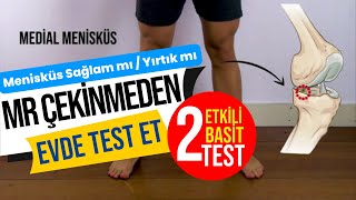 Menisküs Yırtığı Nasıl Anlaşılır  Evde Menisküslerini Test Et [upl. by Annahoj]